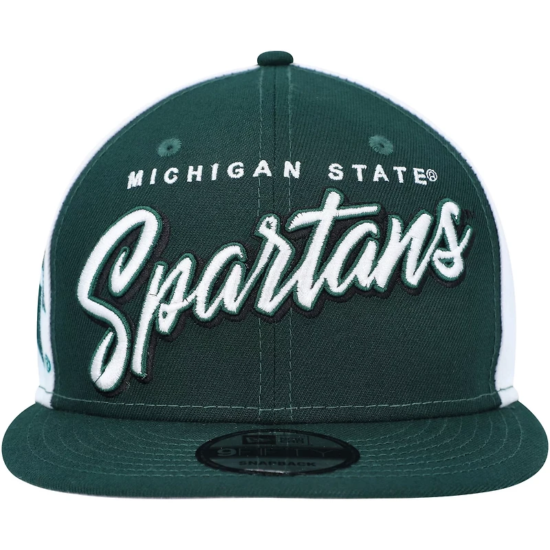 New Era Michigan State Spartans Outright 9FIFTY Snapback Hat