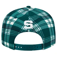 New Era Michigan State Spartans Plaid 9FIFTY Snapback Hat