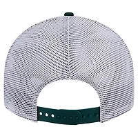 New Era Michigan State Spartans Throwback Circle Patch 9FIFTY Trucker Snapback Hat