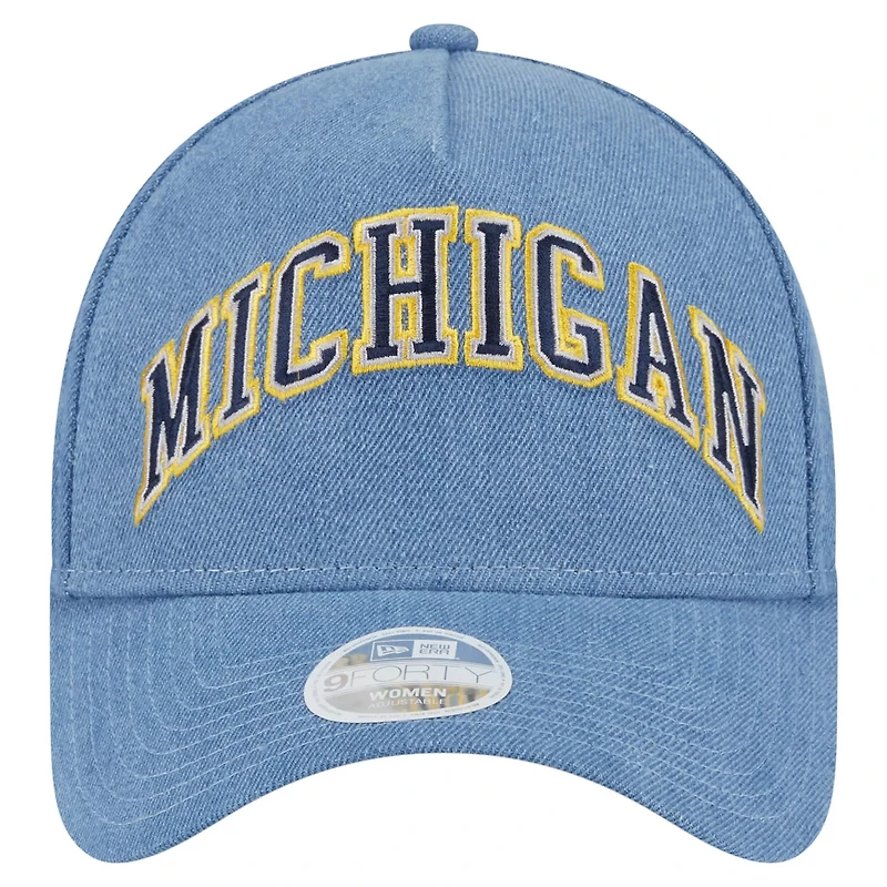 New Era Michigan Wolverines A-Frame 9FORTY Adjustable Hat