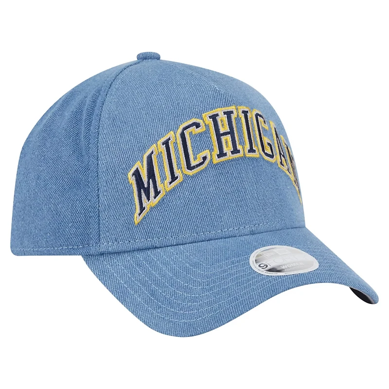 New Era Michigan Wolverines A-Frame 9FORTY Adjustable Hat