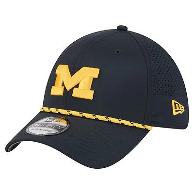 New Era Michigan Wolverines Rope 39THIRTY Flex Hat