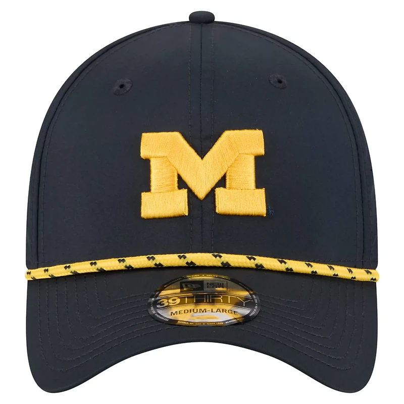 New Era Michigan Wolverines Rope 39THIRTY Flex Hat