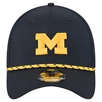 New Era Michigan Wolverines Rope 39THIRTY Flex Hat