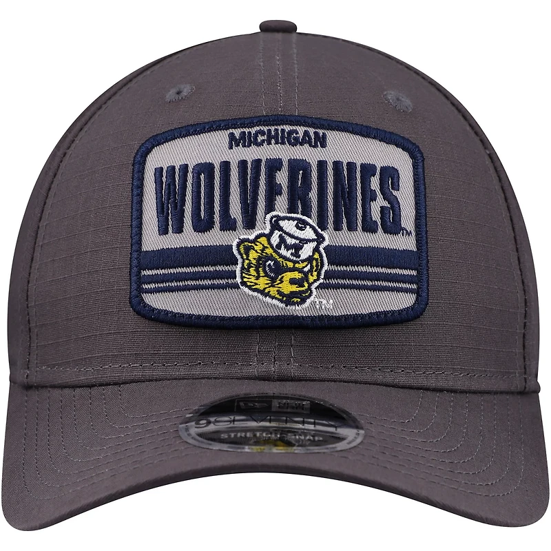 New Era Michigan Wolverines Team Elevated 9SEVENTY Stretch-Snap Adjustable Hat