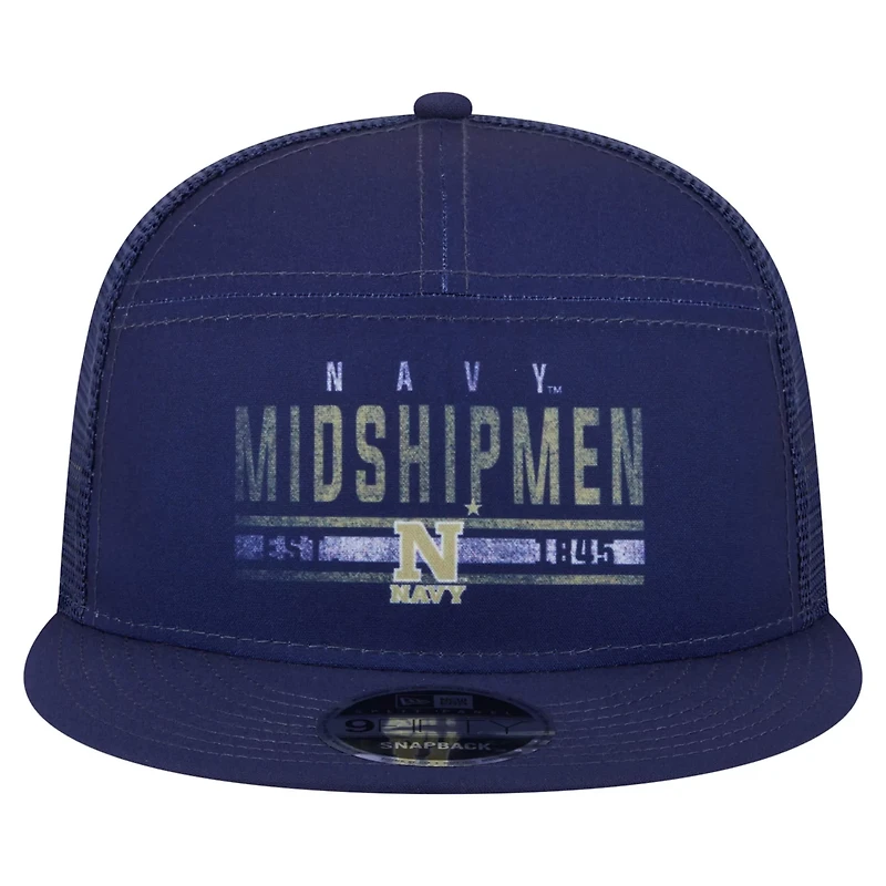 New Era Midshipmen Split Panel 9FIFTY Snapback Trucker Hat