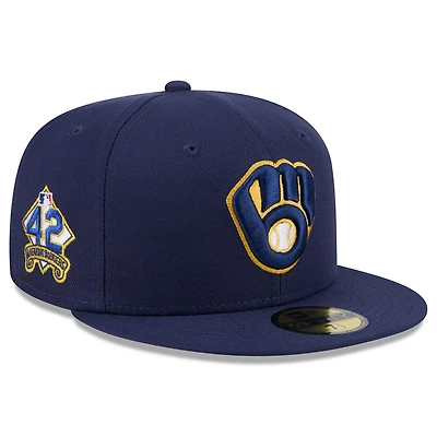 New Era Milwaukee Brewers 2025 Jackie Robinson Day 59FIFTY Fitted Hat