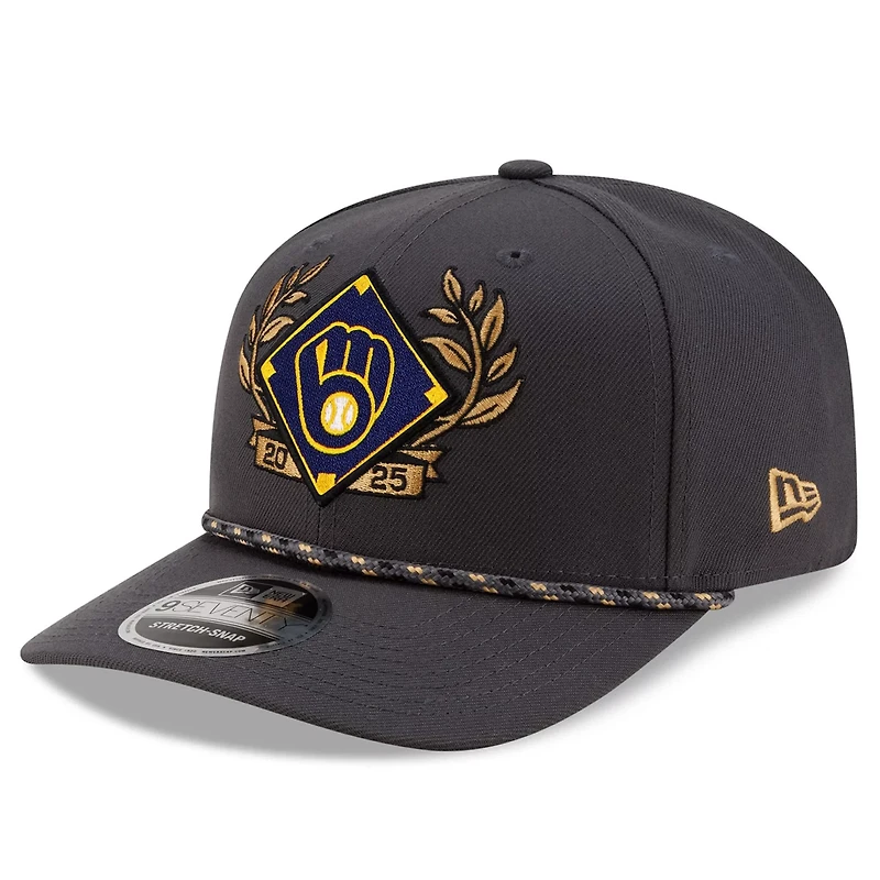 New Era Milwaukee Brewers 2025 National League Division Series Champions 9SEVENTY Adjustable Hat