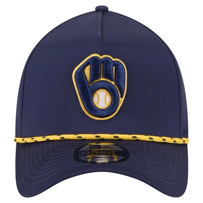 New Era Milwaukee Brewers 39THIRTY A-Frame Perforated Flex Hat