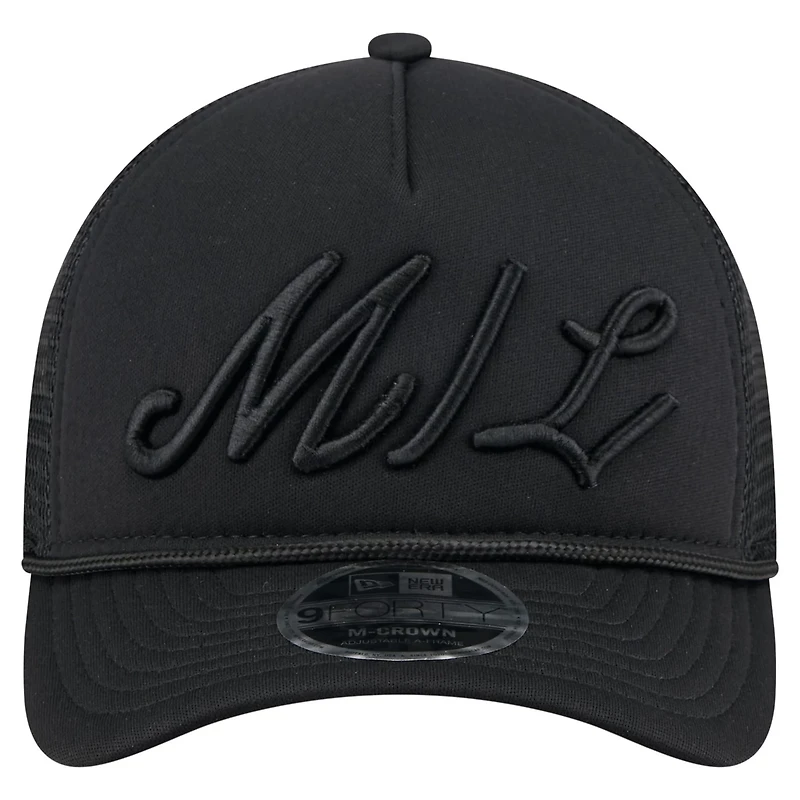 New Era Milwaukee Brewers City Initial 9FORTY A-Frame M-Crown Adjustable Trucker Hat