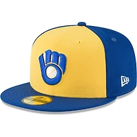 New Era Milwaukee Brewers Cooperstown Collection Wool 59FIFTY Fitted Hat