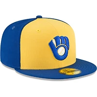New Era Milwaukee Brewers Cooperstown Collection Wool 59FIFTY Fitted Hat