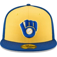New Era Milwaukee Brewers Cooperstown Collection Wool 59FIFTY Fitted Hat