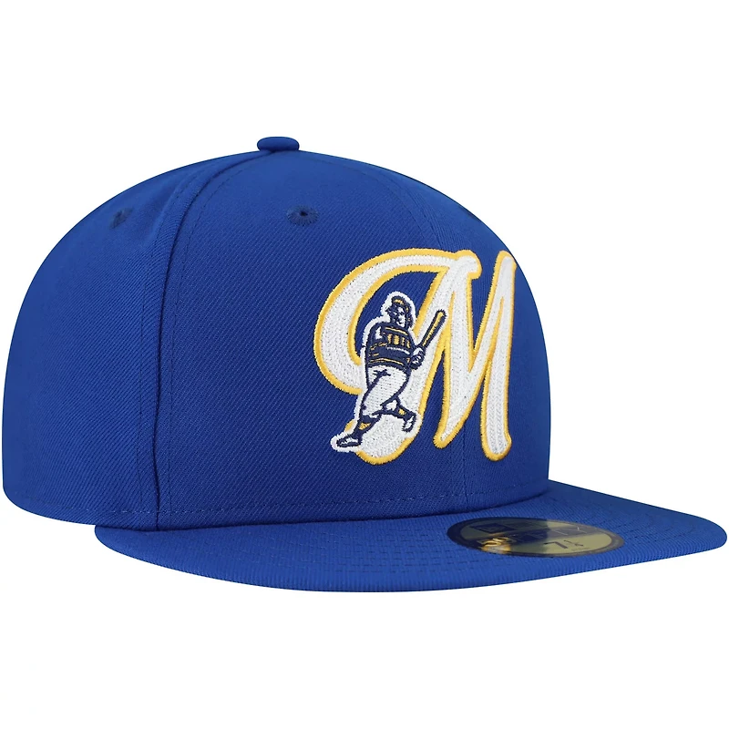 New Era Milwaukee Brewers Duo Logo 20 59FIFTY Fitted Hat