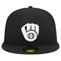 New Era Milwaukee Brewers Logo 59FIFTY Fitted Hat