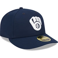 New Era Milwaukee Brewers Oceanside Low Profile 59FIFTY Fitted Hat