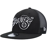New Era Milwaukee Brewers Street Trucker 9FIFTY Snapback Hat