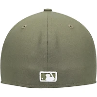 New Era Milwaukee Brewers White Logo 59FIFTY Fitted Hat