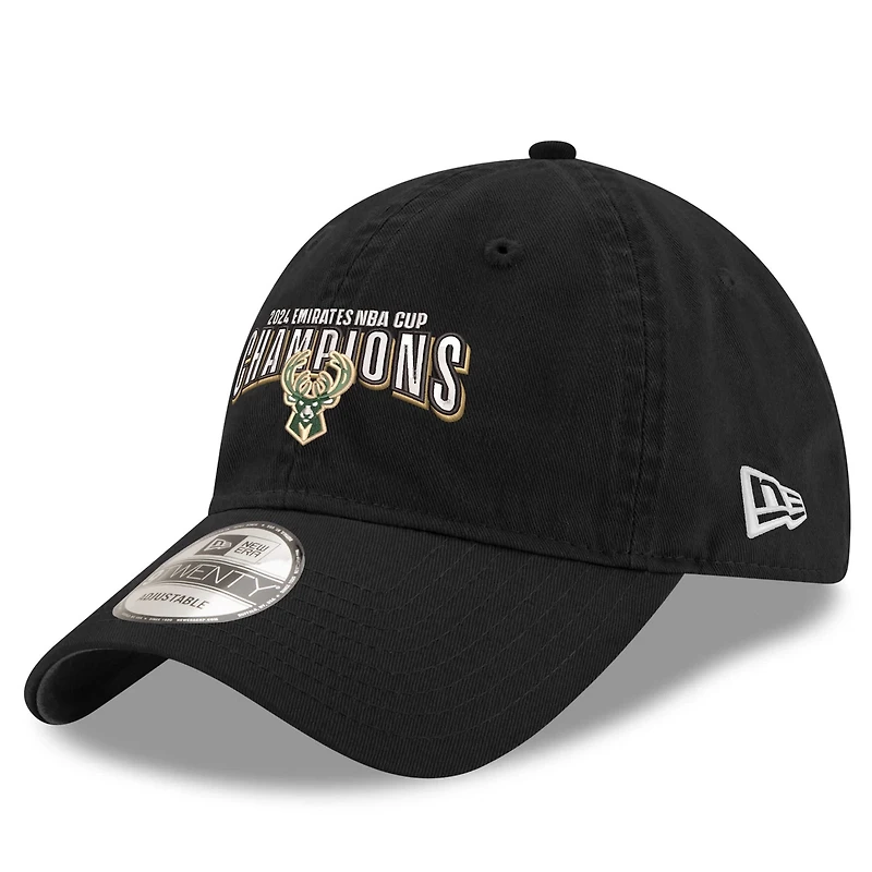 New Era Milwaukee Bucks 2024 NBA Cup Champions 9TWENTY Adjustable Hat
