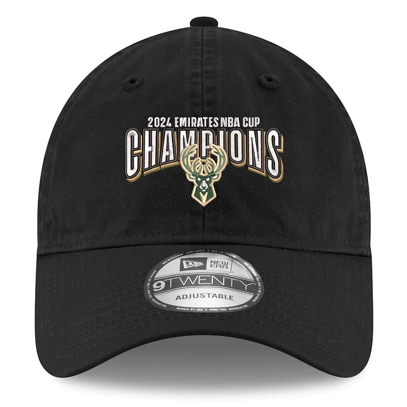 New Era Milwaukee Bucks 2024 NBA Cup Champions 9TWENTY Adjustable Hat