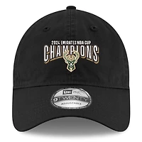 New Era Milwaukee Bucks 2024 NBA Cup Champions 9TWENTY Adjustable Hat