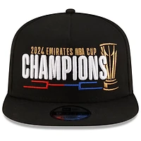 New Era Milwaukee Bucks 2024 NBA Cup Champions Locker Room 9FIFTY Snapback Adjustable Hat