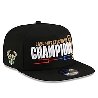 New Era Milwaukee Bucks 2024 NBA Cup Champions Locker Room 9FIFTY Snapback Adjustable Hat