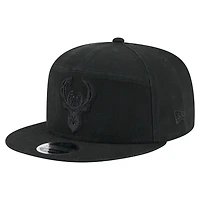 New Era Milwaukee Bucks Adventure Canvas Split Panel 9FIFTY Snapback Hat