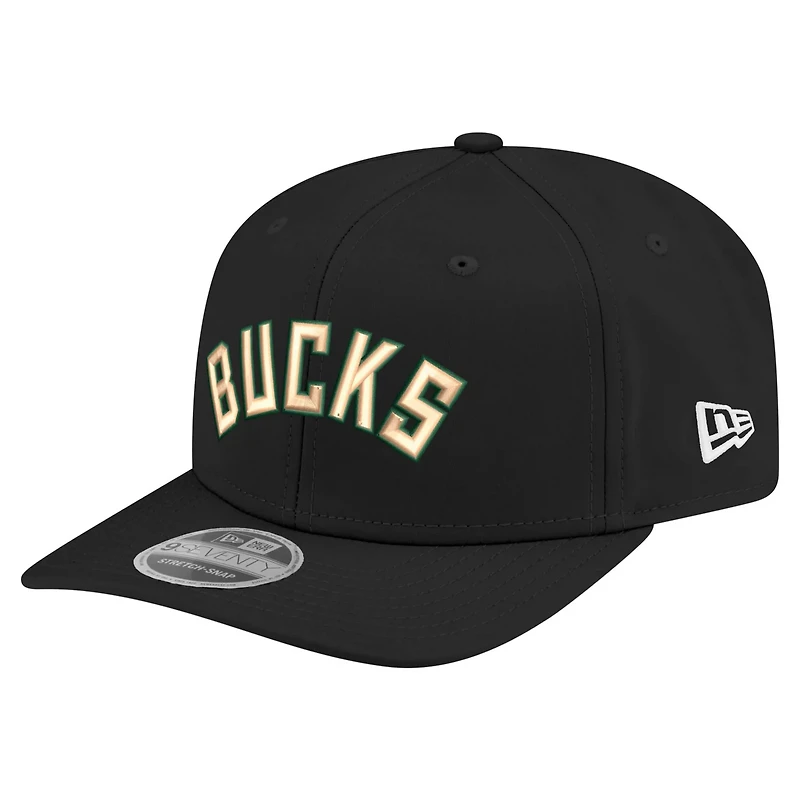 New Era Milwaukee Bucks Statement Edition Jersey Hook 9SEVENTY Stretch-Snap Hat