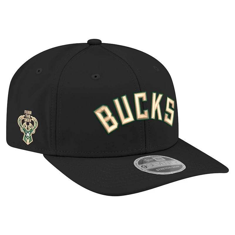 New Era Milwaukee Bucks Statement Edition Jersey Hook 9SEVENTY Stretch-Snap Hat
