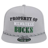 New Era Milwaukee Bucks Throwback Property Of Golfer Snapback Hat