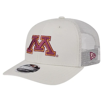 New Era Minnesota Golden Gophers Canvas 9SEVENTY Stretch-Snap Adjustable Hat