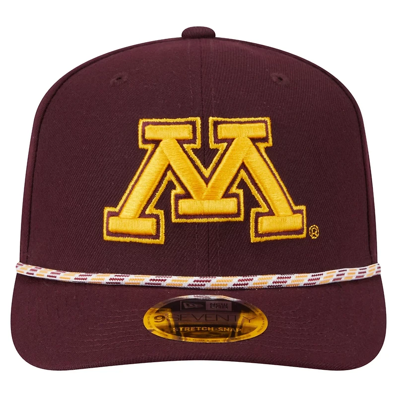 New Era Minnesota Golden Gophers Game Day Multi-Rope 9SEVENTY Stretch-Snap Hat