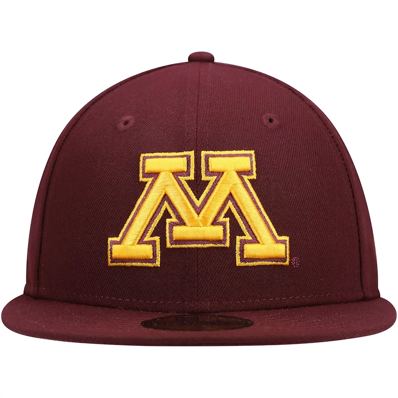 New Era Minnesota Golden Gophers Logo Basic 59FIFTY Fitted Hat