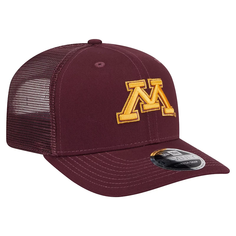 New Era Minnesota Golden Gophers Primary 9SEVENTY Trucker Stretch-Snap Hat