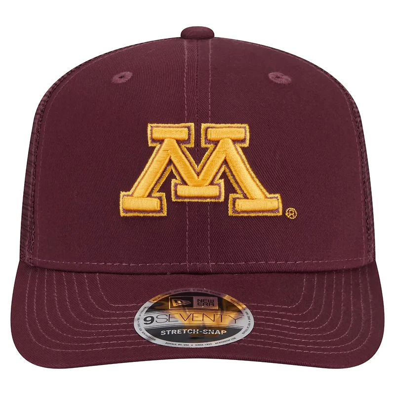 New Era Minnesota Golden Gophers Primary 9SEVENTY Trucker Stretch-Snap Hat