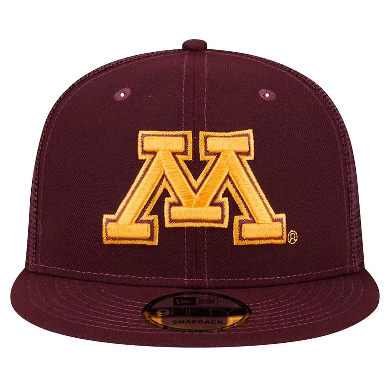 New Era Minnesota Golden Gophers Trucker 9FIFTY Snapback Hat