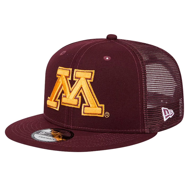New Era Minnesota Golden Gophers Trucker 9FIFTY Snapback Hat