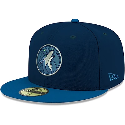 New Era Minnesota Timberwolves Official Team Color 2Tone 59FIFTY Fitted Hat