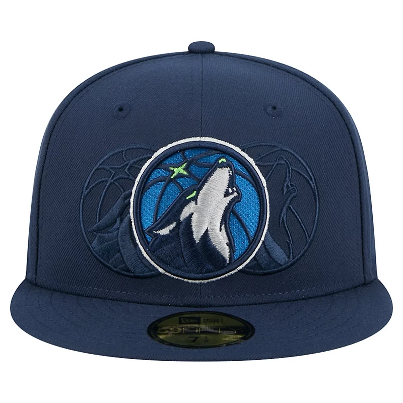 New Era Minnesota Timberwolves Tri-Hit 59Fifty Fitted Hat