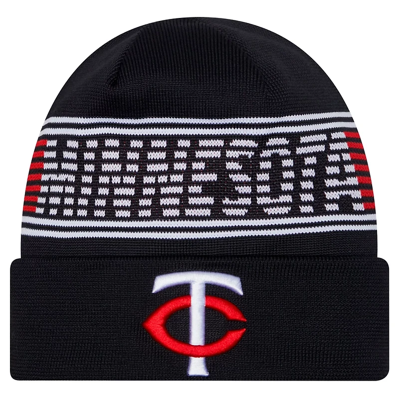 New Era Minnesota Twins Authentic Collection Cuffed Knit Hat
