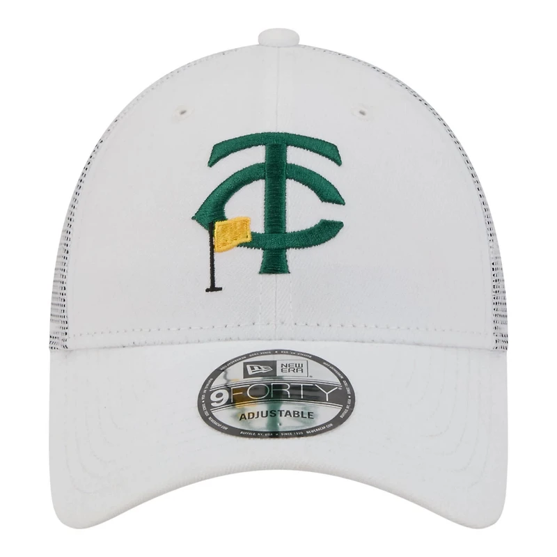New Era Minnesota Twins Flag 9FORTY Trucker Adjustable Hat
