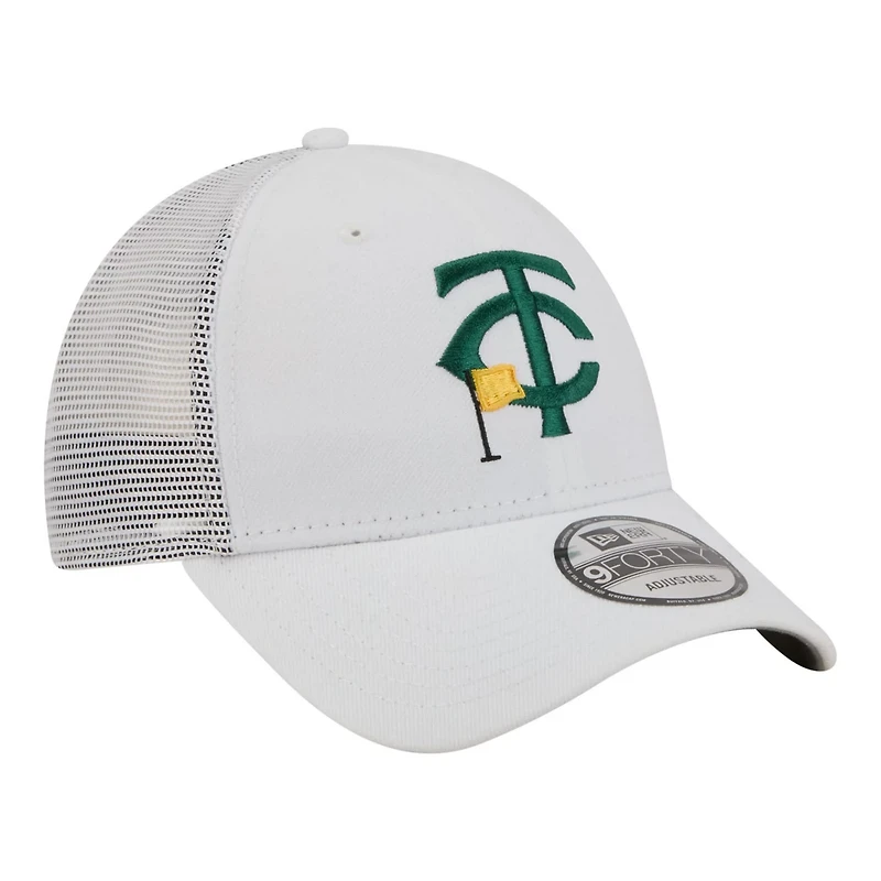 New Era Minnesota Twins Flag 9FORTY Trucker Adjustable Hat