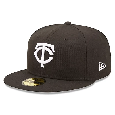 New Era Minnesota Twins Team Logo 59FIFTY Fitted Hat