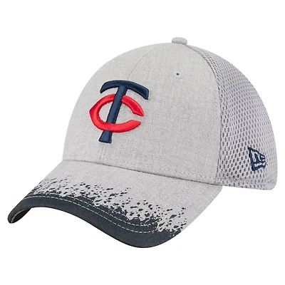 New Era Minnesota Twins Visor Paint Splatter 39THIRTY Flex Hat
