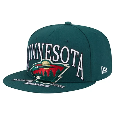 New Era Minnesota Wild Oversized Vintage Arch 59Fifty Fitted Hat