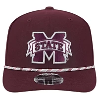 New Era Mississippi State Bulldogs Game Day Multi-Rope 9SEVENTY Stretch-Snap Hat