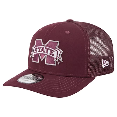 New Era Mississippi State Bulldogs Primary 9SEVENTY Trucker Stretch-Snap Hat
