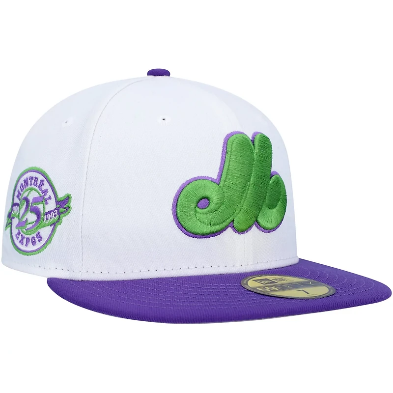 New Era Montreal Expos 25th Anniversary Side Patch 59FIFTY Fitted Hat