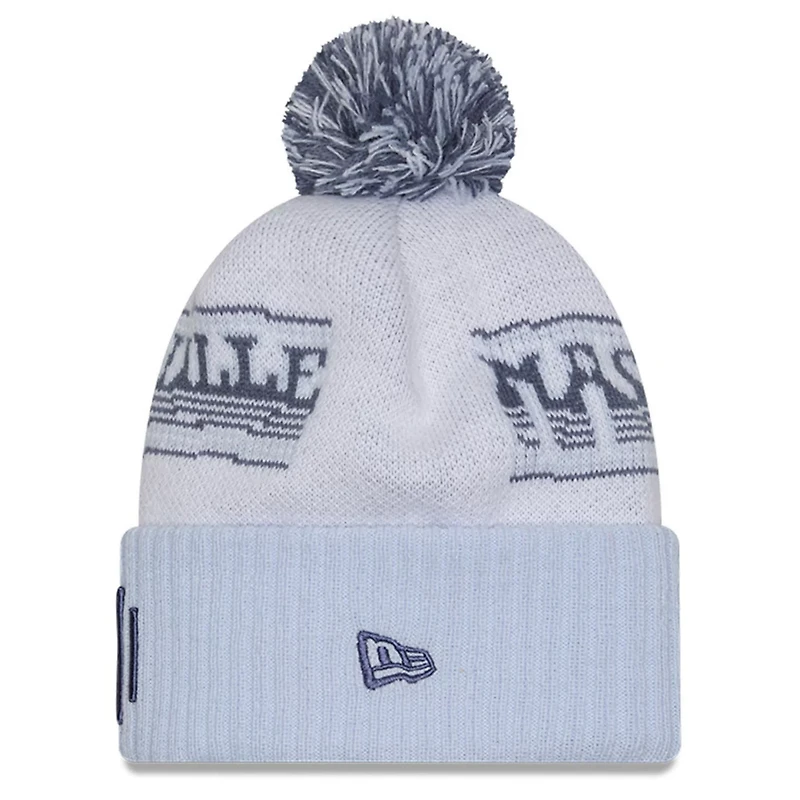 New Era Nashville SC 2025 Jersey Hook Cuffed Knit Hat With Pom